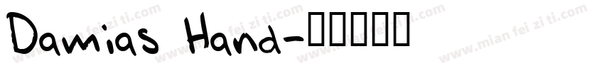 Damias Hand字体转换